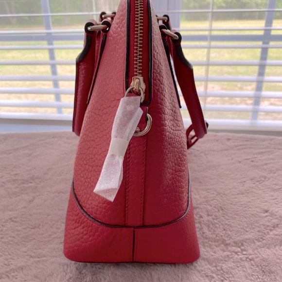 KATE SPADE Bay Street Small Rachelle Satchel and Tellie Wallet in HOT CHILI - Picture 5 of 15